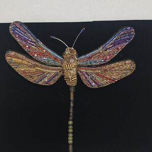 Trovelore Brown Hawker Dragonfly Brooch 🚨 Rare Find